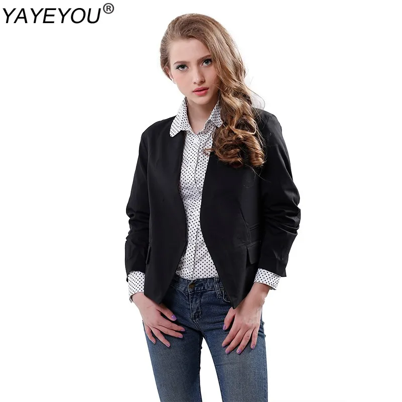 YAYEYOU New Spring Women Coats Candy Color Spring Autumn Slim Short Design Suit Coat Jackets
YAYEYOU New Spring Women Coats Candy Color Spring Autumn Slim Short Design Suit Coat Jackets