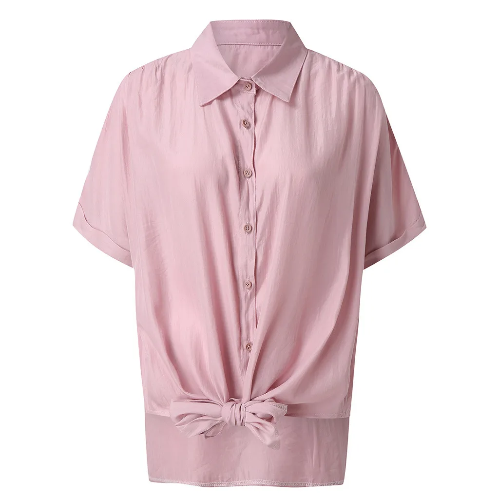 2019 Blouses Women Summer Short Sleeve Blouse Womens Casual Pure Color Tees Cute Sexy Loose Tops Blouse
2019 Blouses Women Summer Short Sleeve Blouse Womens Casual Pure Color Tees Cute Sexy Loose Tops Blouse