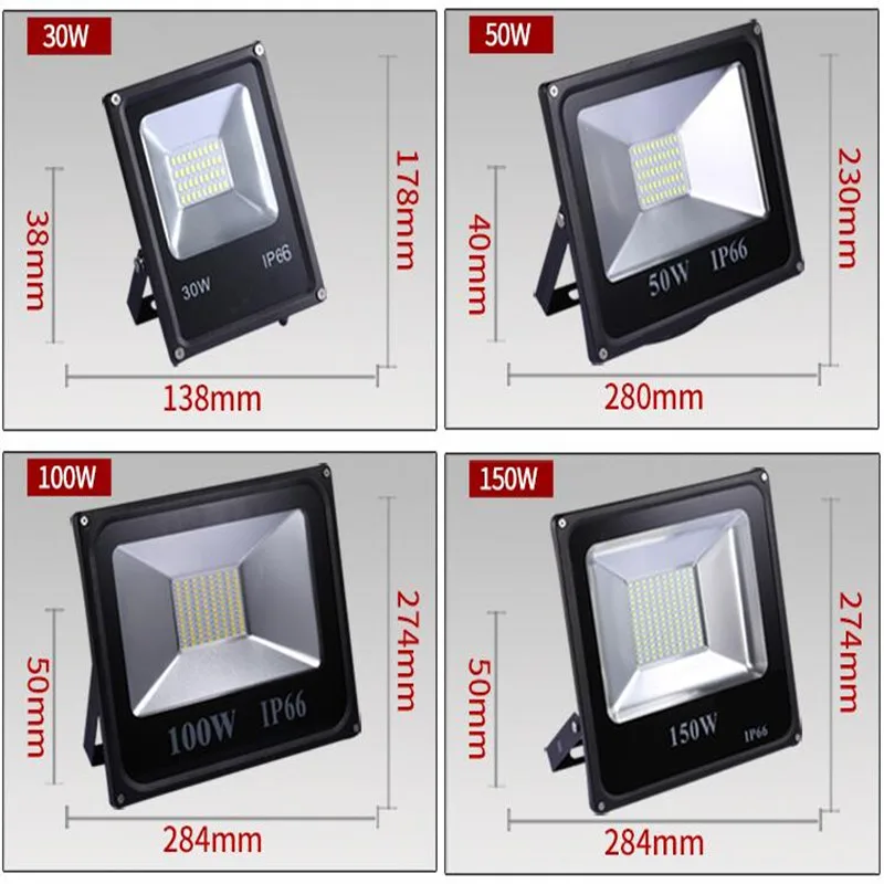 Waterproof LED Flood Light 30W/50W/100W/200W/300W/400W Led Floodlight Refletor Spotlight Outdoor Exterieur Spotlight LED Street
Waterproof LED Flood Light 30W/50W/100W/200W/300W/400W Led Floodlight Refletor Spotlight Outdoor Exterieur Spotlight LED Street