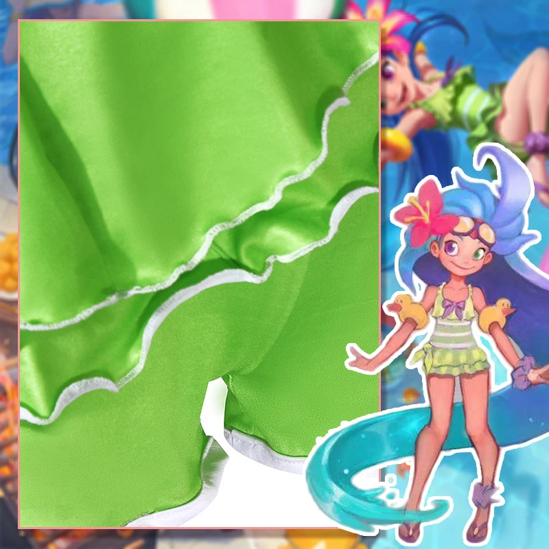 Game LOL Pool Party Aspect of Twilight Zoe Cosplay Costume Zoe Swimsuits Cosplay Women Dress Summer Swimwear Costumes Top+Skirt
Game LOL Pool Party Aspect of Twilight Zoe Cosplay Costume Zoe Swimsuits Cosplay Women Dress Summer Swimwear Costumes Top+Skirt