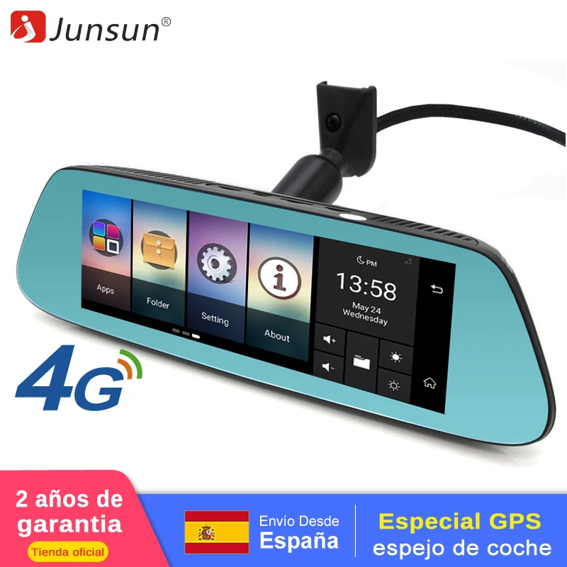 Junsun 4 г автомобиля специальный DVR камера зеркало Android gps навигации Bluetooth двойной