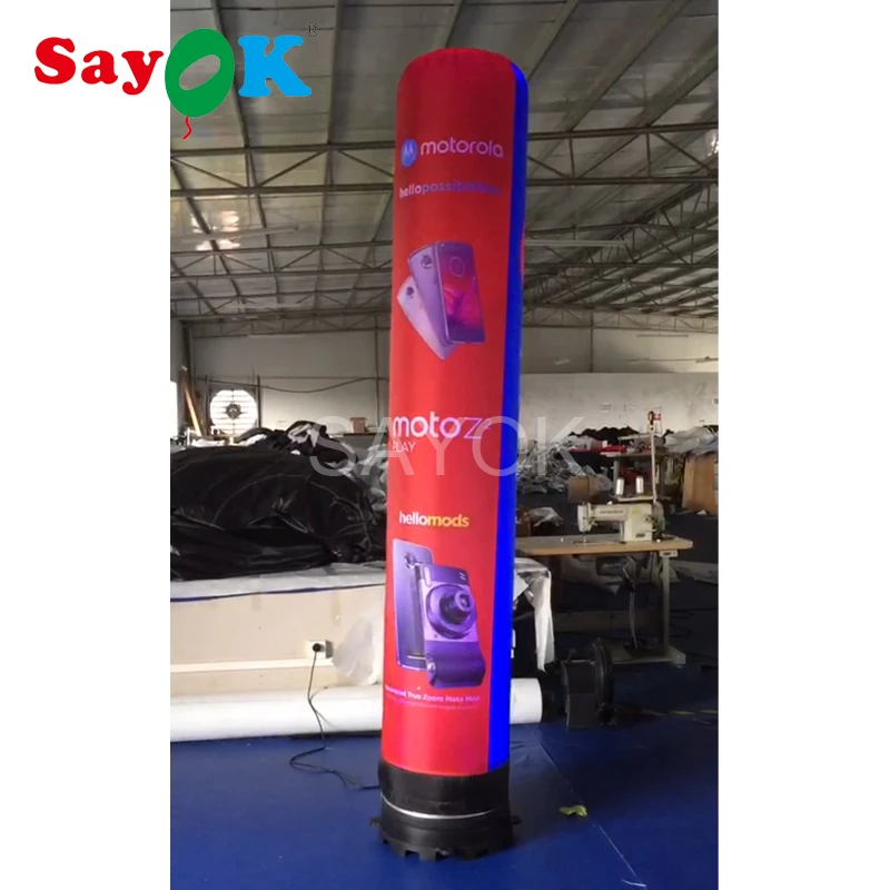 Advertising led inflatable pillar/inflatable cone/desktop inflatable tube man with rotating air blower and RGB light bulbs
Advertising led inflatable pillar/inflatable cone/desktop inflatable tube man with rotating air blower and RGB light bulbs