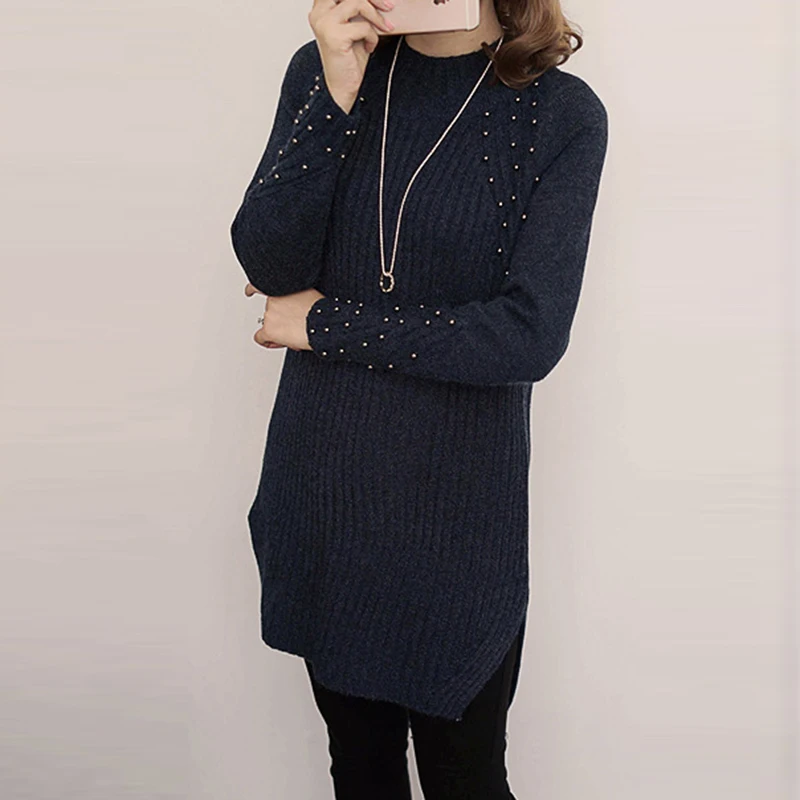 New Thick autumn winter long sweater women Mandarin collar sweaters and pullovers oversized long sweaters femme RE0805
New Thick autumn winter long sweater women Mandarin collar sweaters and pullovers oversized long sweaters femme RE0805