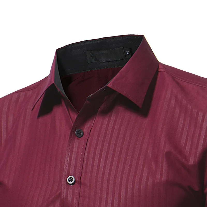 Classic Spring Autumn Men Dark Stripes Shirt Casual Slim Long-sleeved Shirt Fashion Tops
Classic Spring Autumn Men Dark Stripes Shirt Casual Slim Long-sleeved Shirt Fashion Tops