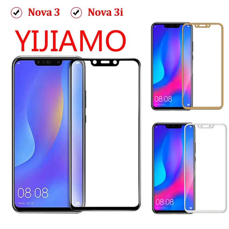 Protective Glass On Nova 3 3i Screen Protector For Huawei Nova3i 4 e Nova3e 5 Safety Verre Hauwei Huawey Sheet | Мобильные телефоны