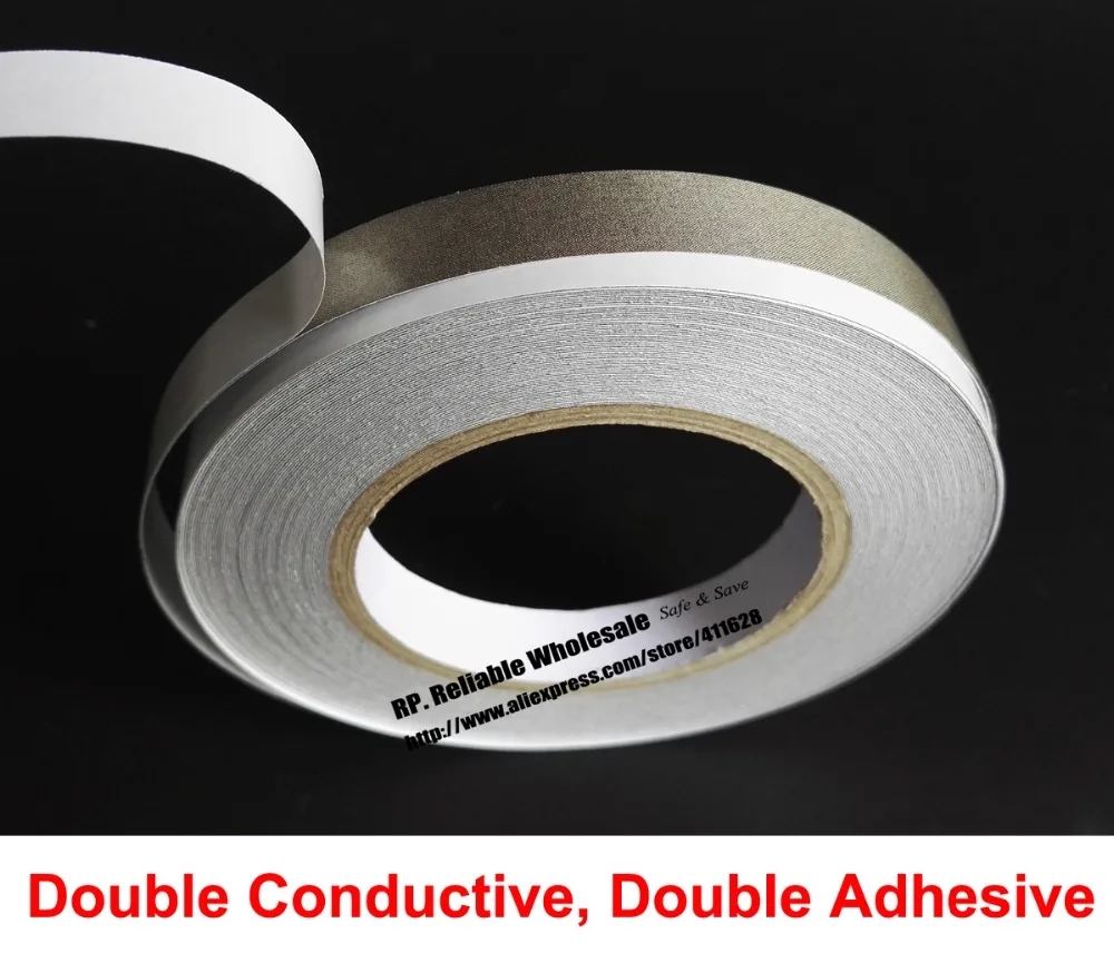 (14mm*20M) Double Sided Sticky, Conductive Cloth Tape for Laptop Cellphone LCD Cable Mount EMI Shielding Electromagnetic Mask
(14mm*20M) Double Sided Sticky, Conductive Cloth Tape for Laptop Cellphone LCD Cable Mount EMI Shielding Electromagnetic Mask