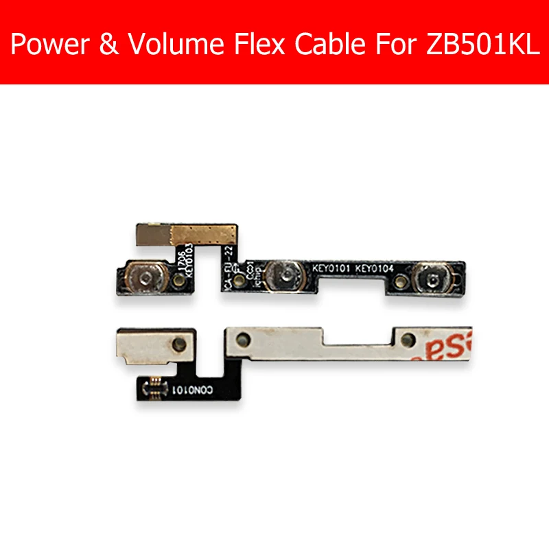 

Genuine Power & Volume Flex Cable For Asus ZenFone Live ZB501KL Power On/Off Button & Volume Control Switch side key Flex Cable