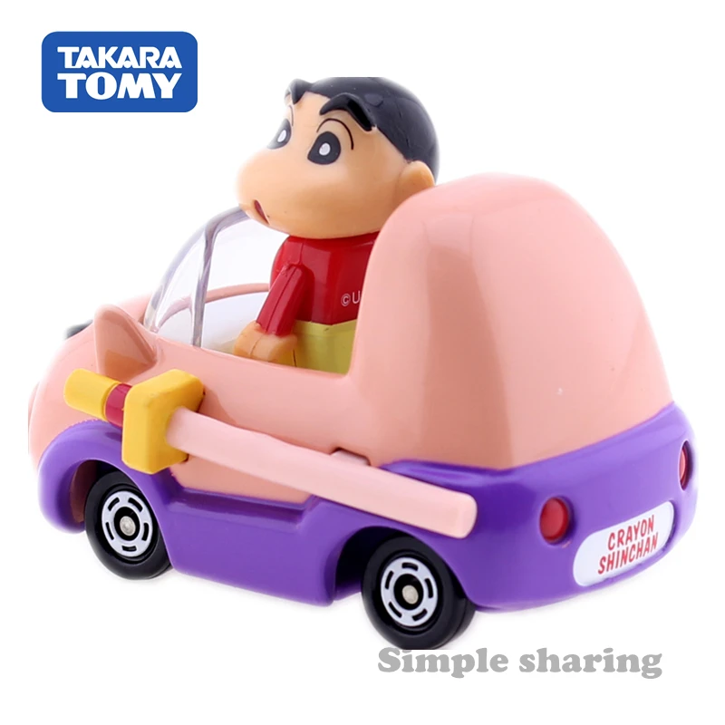 Takara Tomy TOMICA Dream Ride On R06 Crayon Shin Chan Car Diecast Anime Figure Baby Toys Funny Magic Kids Bauble | Игрушки и хобби