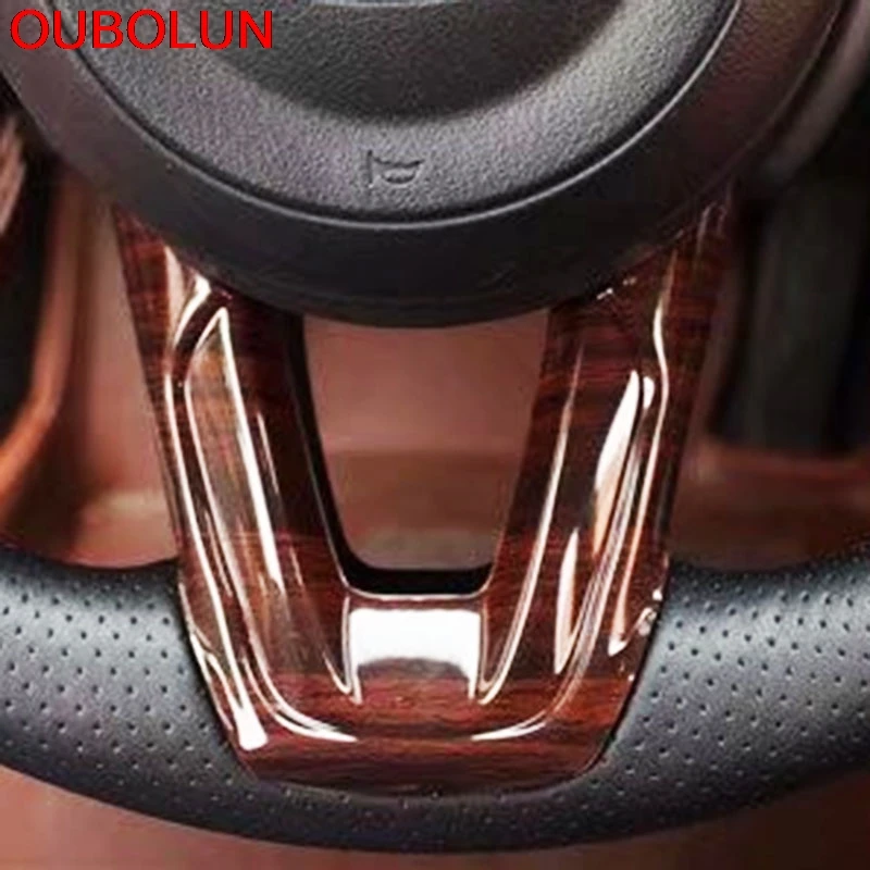 OUBOLUN NEW! Рулевое колесо под дерево аксессуары для салона автомобиля Стайлинг