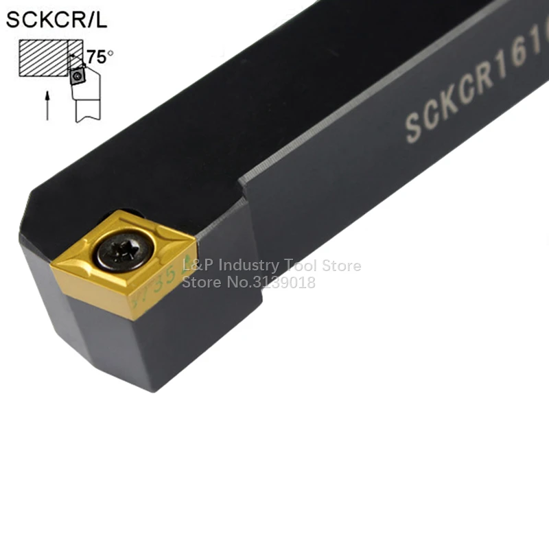 New Good Quality Cutting Edge Angle 75 External Toolholder SCKCR1212H09 / SCKCL1212H09 Tool Holder Not Including Blade
New Good Quality Cutting Edge Angle 75 External Toolholder SCKCR1212H09 / SCKCL1212H09 Tool Holder Not Including Blade