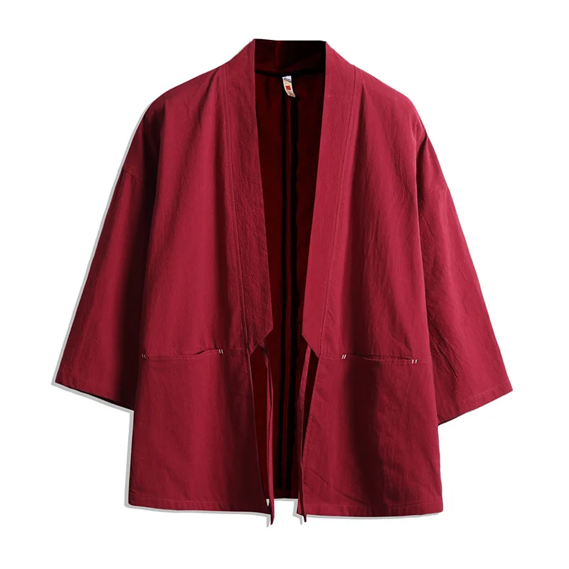 Spring Summer Mens Japan Style Thin Kimono Jacket Cotton&Linen Loose Cardigan Male Casual Plus Size Coat Windbreaker 5XL
Spring Summer Mens Japan Style Thin Kimono Jacket Cotton&Linen Loose Cardigan Male Casual Plus Size Coat Windbreaker 5XL