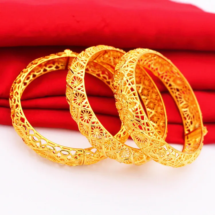 Trendy Ethiopian Bangle Women 18K Gold Dubai Bride Wedding African/Arab/Middle East Bracelet/Bangle Jewelry
Trendy Ethiopian Bangle Women 18K Gold Dubai Bride Wedding African/Arab/Middle East Bracelet/Bangle Jewelry