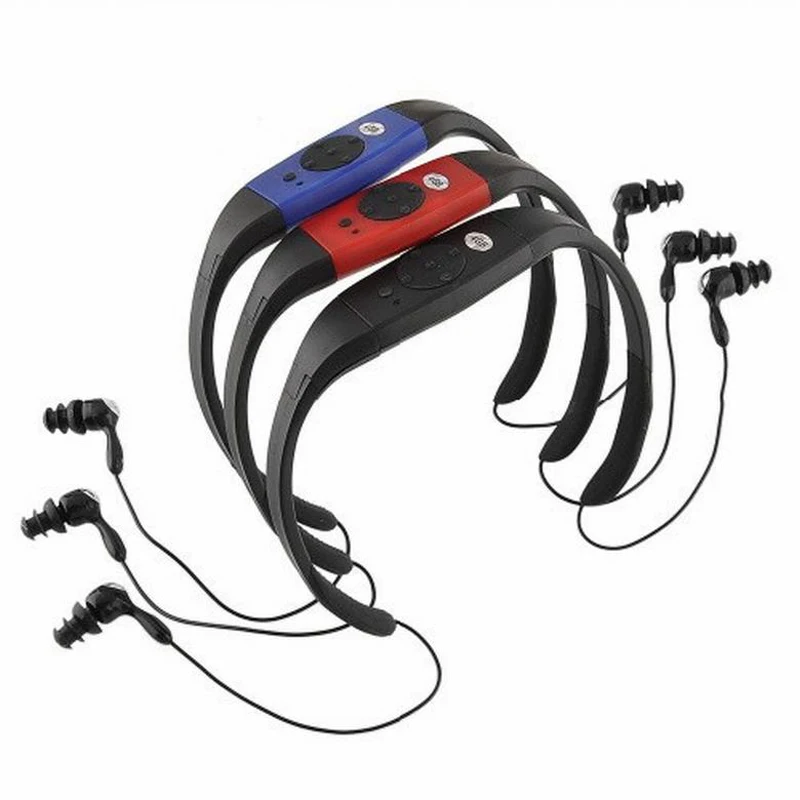 Высокое качество спортивные mp3 8 ГБ супер IPX8 Водонепроницаемый плеер наушники Surf