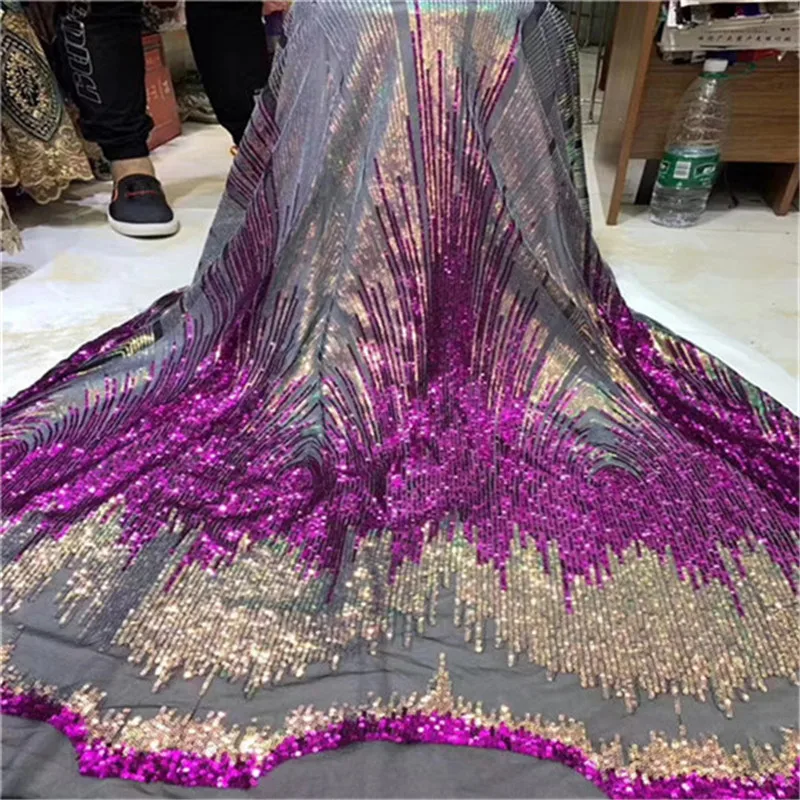 2019 New Arrival French Net Lace Fabric With Sequins Embroidery African Tulle Mesh Lace Fabric High Quality African Lace Fabric
2019 New Arrival French Net Lace Fabric With Sequins Embroidery African Tulle Mesh Lace Fabric High Quality African Lace Fabric