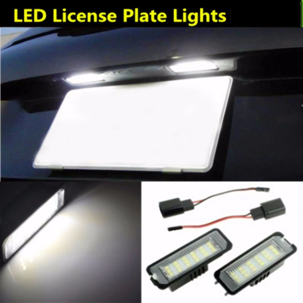 2Pcs WHITE LED REAR LICENSE PLATE LIGHTS LAMPS ERROR FREE for Passat CC(2009-2019) License lamp assembly
2Pcs WHITE LED REAR LICENSE PLATE LIGHTS LAMPS ERROR FREE for Passat CC(2009-2019) License lamp assembly