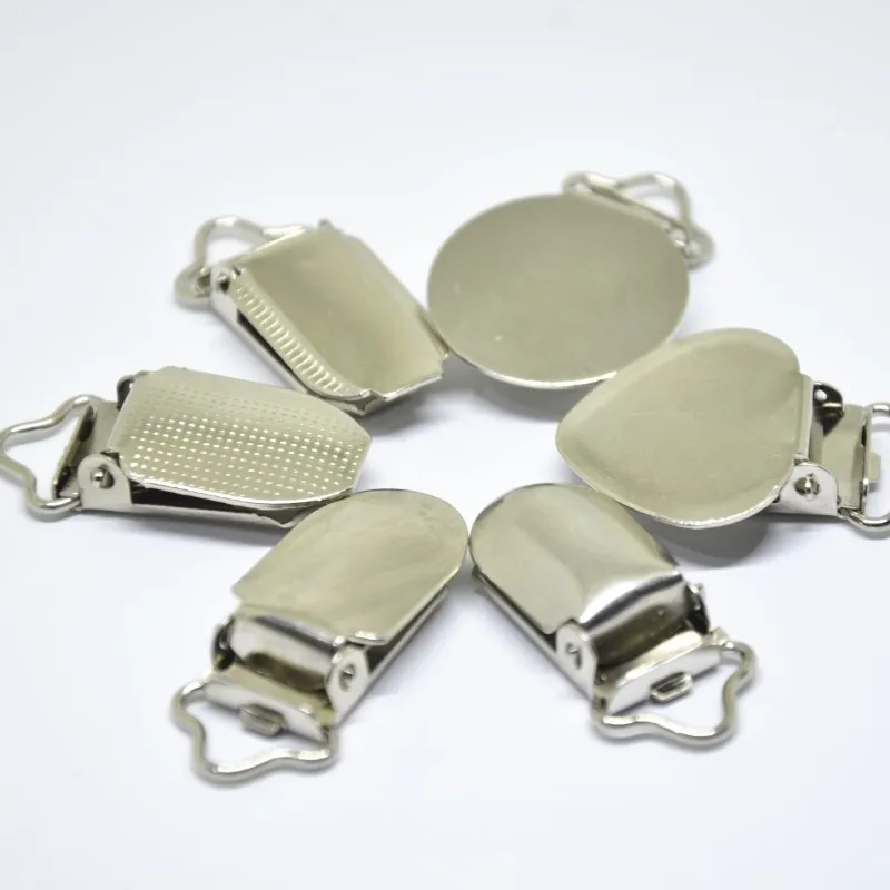 Metal Hook Pacifier Clips Holders Dot Heart Flat Round Face Clasp Suspender Garment Accessories Plastic Insert 50pc
Metal Hook Pacifier Clips Holders Dot Heart Flat Round Face Clasp Suspender Garment Accessories Plastic Insert 50pc