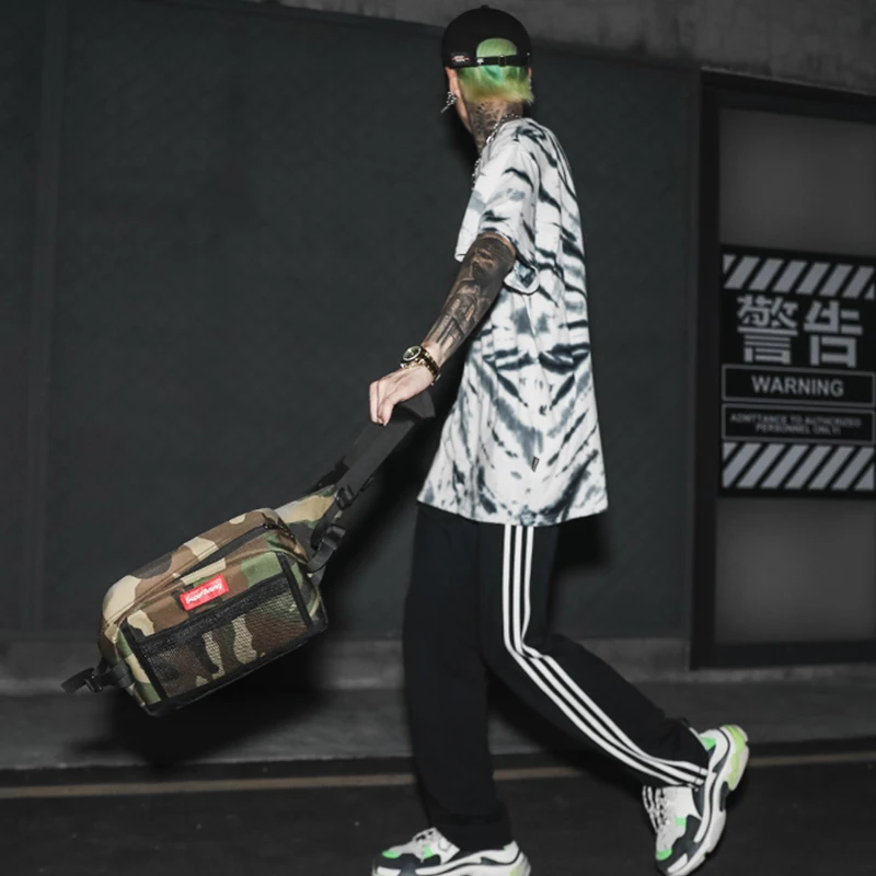 Hip Belt Waist Bag Men Black Camouflage Tactical Chest Pack for Men Fashion Waist Pack Belt Pouch Streetwear Men Bag Fanny Pack
Hip Belt Waist Bag Men Black Camouflage Tactical Chest Pack for Men Fashion Waist Pack Belt Pouch Streetwear Men Bag Fanny Pack