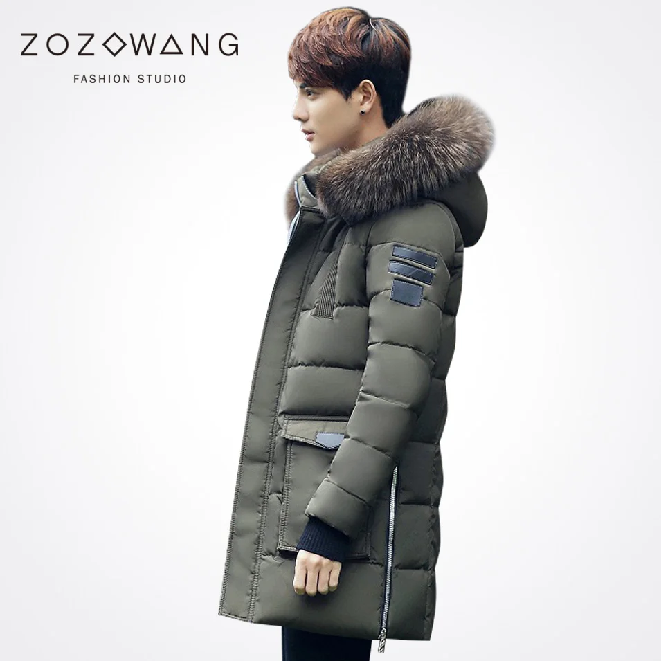 Zozowang new solid hat detachable large fur collar zipper loose fashion winter jacket men casual autumn winter coat men
Zozowang new solid hat detachable large fur collar zipper loose fashion winter jacket men casual autumn winter coat men