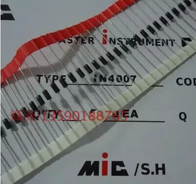 1000 шт 1N4007 IN4007 DO 41 1.0A 1000V силиконовые Выпрямители|diode 1000v|diode 1adiode 1n4007 |