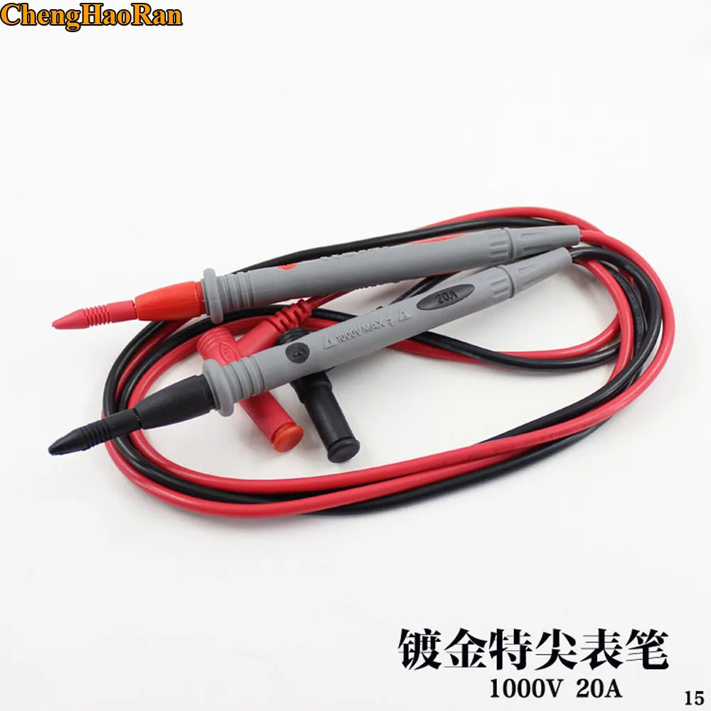 ChengHaoRan 1PCS Significant multimeter pen Extremely sharp 1000V 10A 20A Probe type meter pen Universal watch stick
ChengHaoRan 1PCS Significant multimeter pen Extremely sharp 1000V 10A 20A Probe type meter pen Universal watch stick
