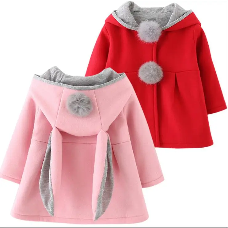 Winter Autumn Baby Girls Coat Long Sleeve 3D Rabbit Ears Fashion Casual Hoodies Kids Clothes Clothing Children Outerwear 9M-5T
Winter Autumn Baby Girls Coat Long Sleeve 3D Rabbit Ears Fashion Casual Hoodies Kids Clothes Clothing Children Outerwear 9M-5T