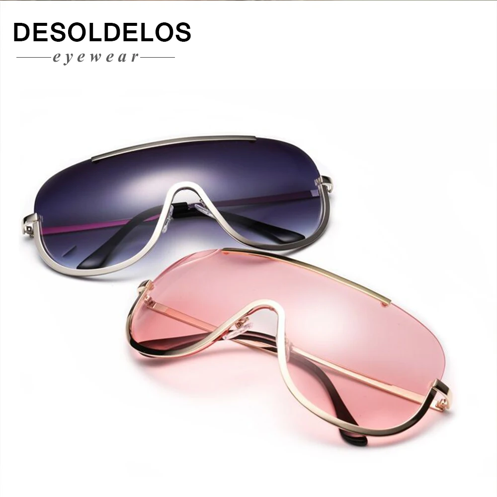 Oversized sunglasses women big brand vintage eyewear gold clear lens metal frame sun glasses shield eyeglasses men oculos UV400
Oversized sunglasses women big brand vintage eyewear gold clear lens metal frame sun glasses shield eyeglasses men oculos UV400