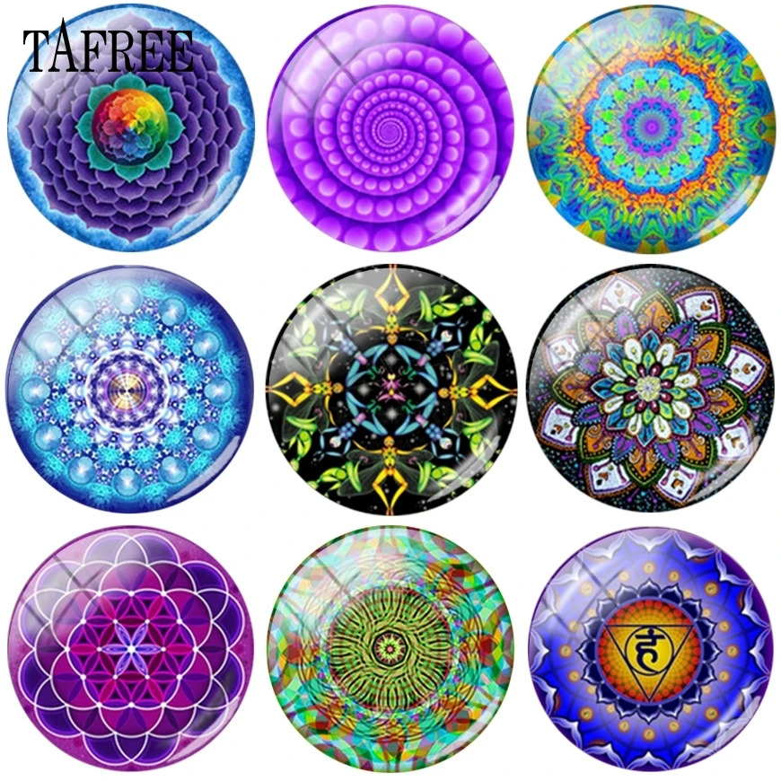 TAFREE Old Fashion Mystery Mandala Glass Cabochon Dome Pendant Settings 12-20mm For Necklace Making
TAFREE Old Fashion Mystery Mandala Glass Cabochon Dome Pendant Settings 12-20mm For Necklace Making