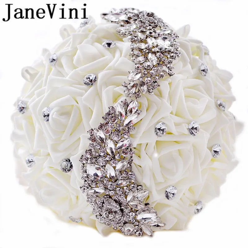 JaneVini Western Wedding Groom Crystal Flower Bouquet Luxury Beaded Foam Bridal Flowers Bouquets Rose Bride Ramo Novia Vintage
JaneVini Western Wedding Groom Crystal Flower Bouquet Luxury Beaded Foam Bridal Flowers Bouquets Rose Bride Ramo Novia Vintage
