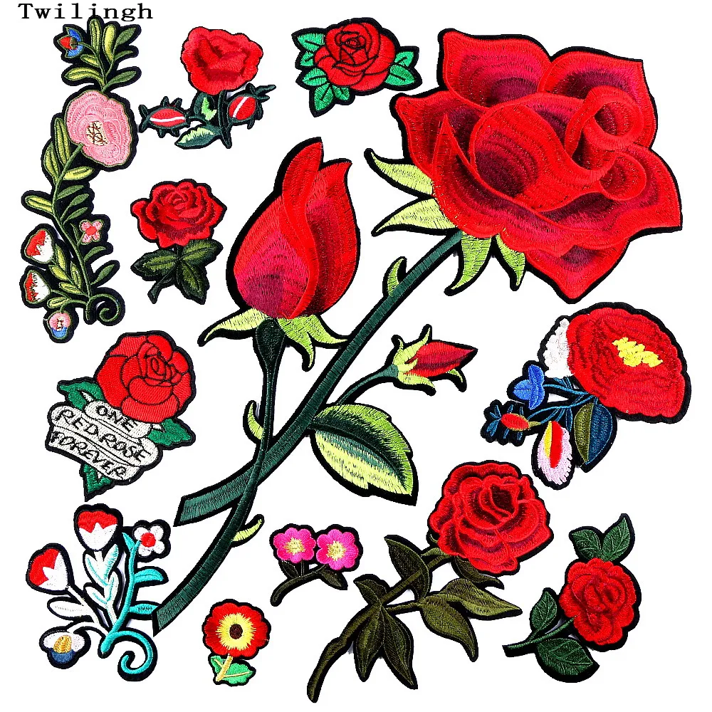 1 Pcs Big 3D Patches Sew-on Flower Patch Embroidery Sequin Motif Red Rose Applique Garment Women DIY Clothes Sticker Wedding
1 Pcs Big 3D Patches Sew-on Flower Patch Embroidery Sequin Motif Red Rose Applique Garment Women DIY Clothes Sticker Wedding