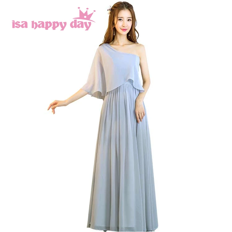 long formal gray sweet 16 one shoulder chiffon a line homecoming party corset dresses 16 birthday dress under 50 H4167
long formal gray sweet 16 one shoulder chiffon a line homecoming party corset dresses 16 birthday dress under 50 H4167