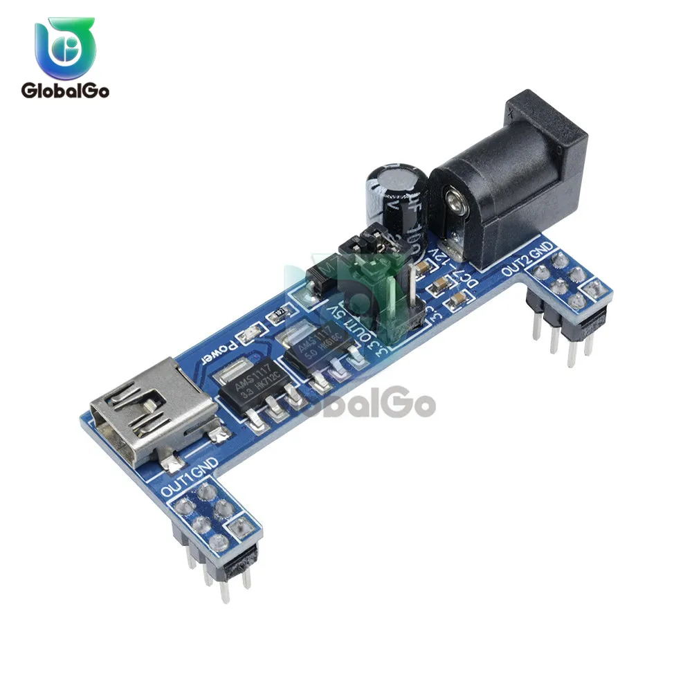 MB102 макетная плата модуль питания/MB102 белый выделенный питания 2 way 3 V 5 MB 102 без