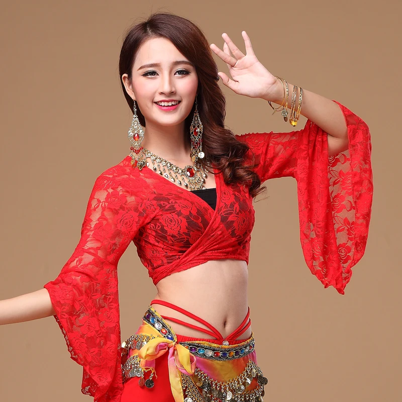 Belly Dance Shirt Belly Dance Top Women Deep V-Neck Flare Sleeve Top Girls Belly Dance Sexy Lace Top
Belly Dance Shirt Belly Dance Top Women Deep V-Neck Flare Sleeve Top Girls Belly Dance Sexy Lace Top