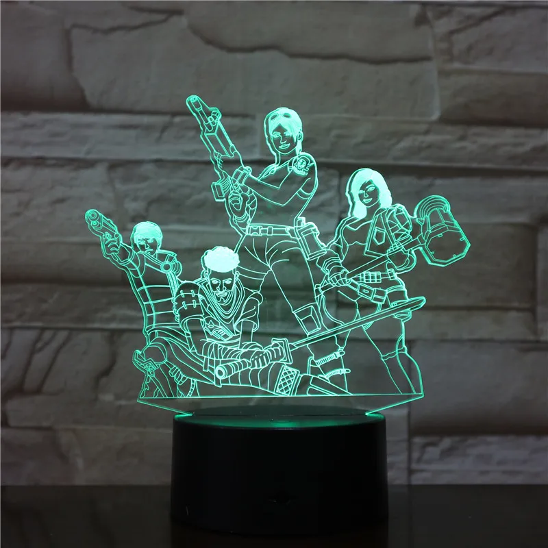 Game Team Figure 3D LED Table Lamp Night Light 7 Colors Changing Bedroom Sleep Lighting Home Decor Gifts Drop shipping
Game Team Figure 3D LED Table Lamp Night Light 7 Colors Changing Bedroom Sleep Lighting Home Decor Gifts Drop shipping