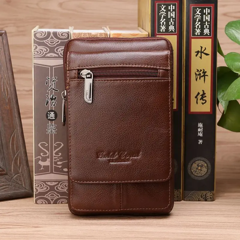 Men's Waist Pack Crossbody Shoulder Belt Hip Bum Bags Mobile Phone Purse Cigarette Genuine Leather Male Hook Messenger Fanny Bag
Men's Waist Pack Crossbody Shoulder Belt Hip Bum Bags Mobile Phone Purse Cigarette Genuine Leather Male Hook Messenger Fanny Bag