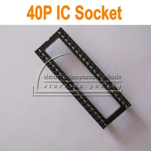 Бесплатная доставка 100 шт./лот IC розетка 40 P контактов DIP розетки адаптер тип