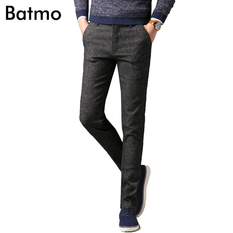 BATMO 2018 new arrival autumn high quality smart casual slim pants men ,men's pencil pants,skinny trousers M09
BATMO 2018 new arrival autumn high quality smart casual slim pants men ,men's pencil pants,skinny trousers M09