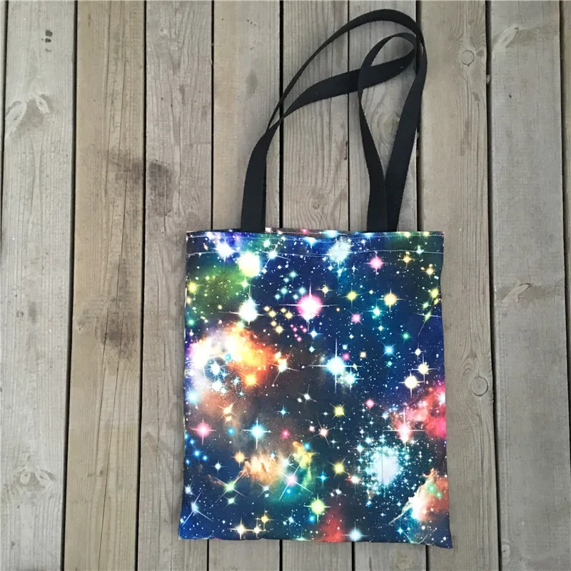 YILE 1pc No Lining Polyester Canvas Eco Shopping Tote Shoulder Bag Print Starry Sky Space 8111a
YILE 1pc No Lining Polyester Canvas Eco Shopping Tote Shoulder Bag Print Starry Sky Space 8111a