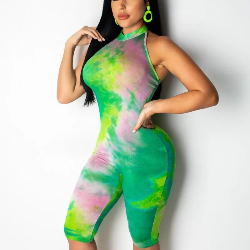 Women Boho Sleeveless Bodycon Clubwear Playsuit Halter Backless Party Sexy Print Short Jumpsuit
Women Boho Sleeveless Bodycon Clubwear Playsuit Halter Backless Party Sexy Print Short Jumpsuit