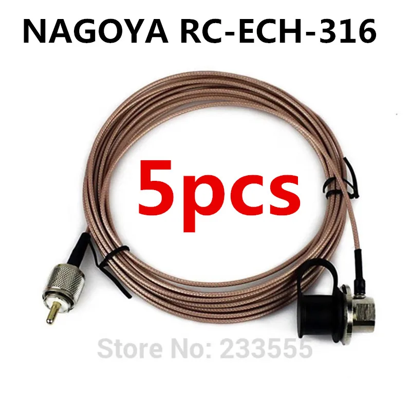 5pcs New NAGOYA RC-ECH-316 5 Meter Cover Extension Cable for Walkie Talkie Mobile Antenna
5pcs New NAGOYA RC-ECH-316 5 Meter Cover Extension Cable for Walkie Talkie Mobile Antenna