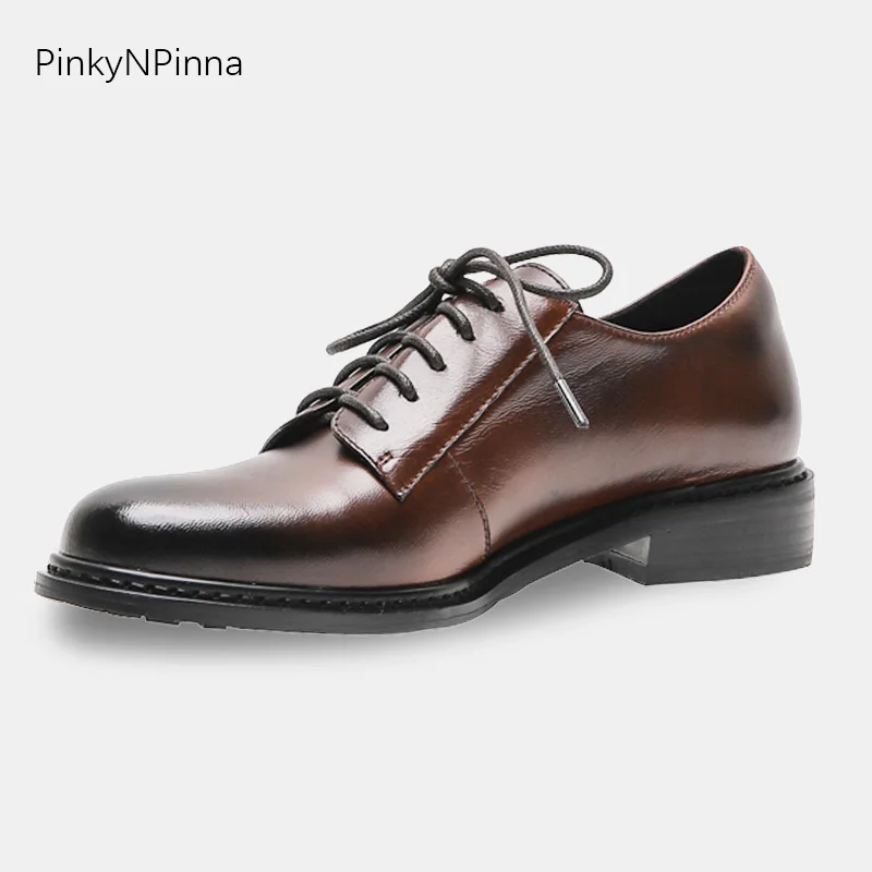 women high quality genuine leather cowhide vintage brown handmade Oxfords all year round Derby business classical suit shoes
women high quality genuine leather cowhide vintage brown handmade Oxfords all year round Derby business classical suit shoes