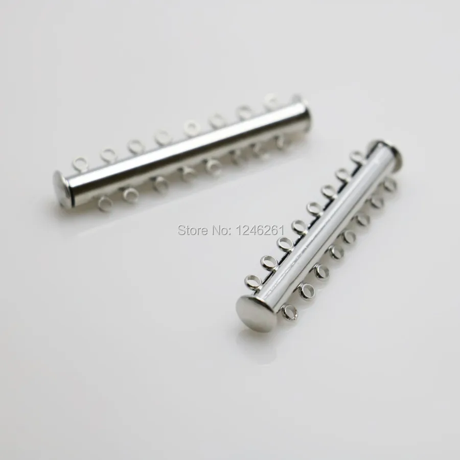 5PCS Machining metal parts clasp 8Row button Fittings for Accessory Necklace Bracelet Women Jewelry Making Design Silver-plate
5PCS Machining metal parts clasp 8Row button Fittings for Accessory Necklace Bracelet Women Jewelry Making Design Silver-plate