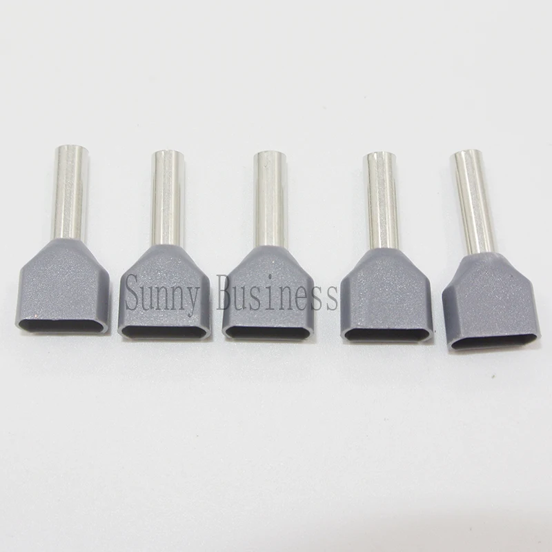 1000PCS TE7510 0.75mm2 Gray type double pipe insulated cold-press terminal Double Entry Cord End Terminals
1000PCS TE7510 0.75mm2 Gray type double pipe insulated cold-press terminal Double Entry Cord End Terminals