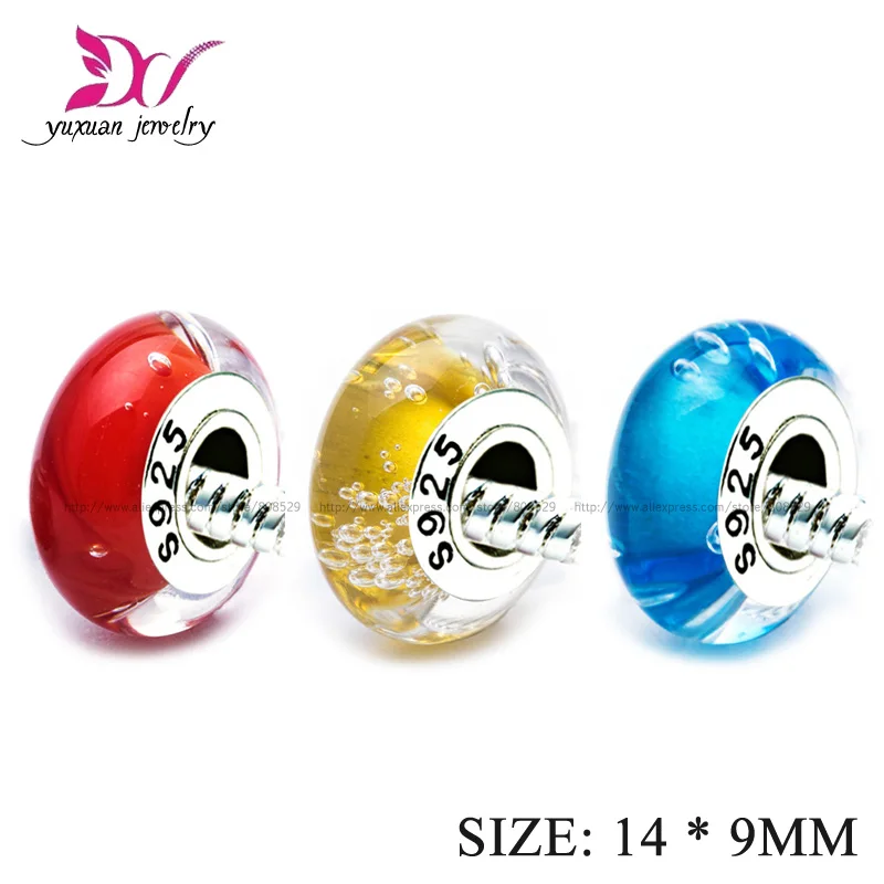 3PCS S925 Silver Colorful glass beads murano african beads Fit Europe Boutique Style charms bracelet necklace DIY production
3PCS S925 Silver Colorful glass beads murano african beads Fit Europe Boutique Style charms bracelet necklace DIY production
