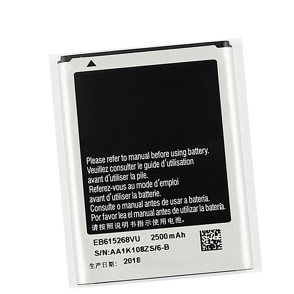 Authentic Battery 2500mAh EB615268VU for Samsung GALAXY Note I889 I9220 N7000 cell phone High quality Replacement Battery
Authentic Battery 2500mAh EB615268VU for Samsung GALAXY Note I889 I9220 N7000 cell phone High quality Replacement Battery