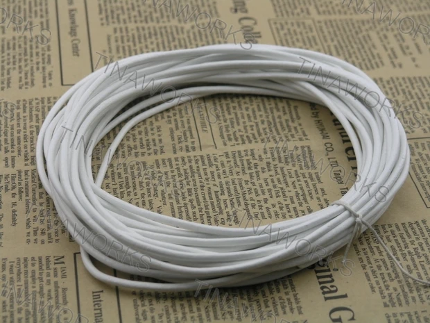 KONMAY 100 Yards 3.0mm White Solid Round Genuine Real Jewelry Leather Cord Leather Strips Leather Strings for Jewelry Making
KONMAY 100 Yards 3.0mm White Solid Round Genuine Real Jewelry Leather Cord Leather Strips Leather Strings for Jewelry Making