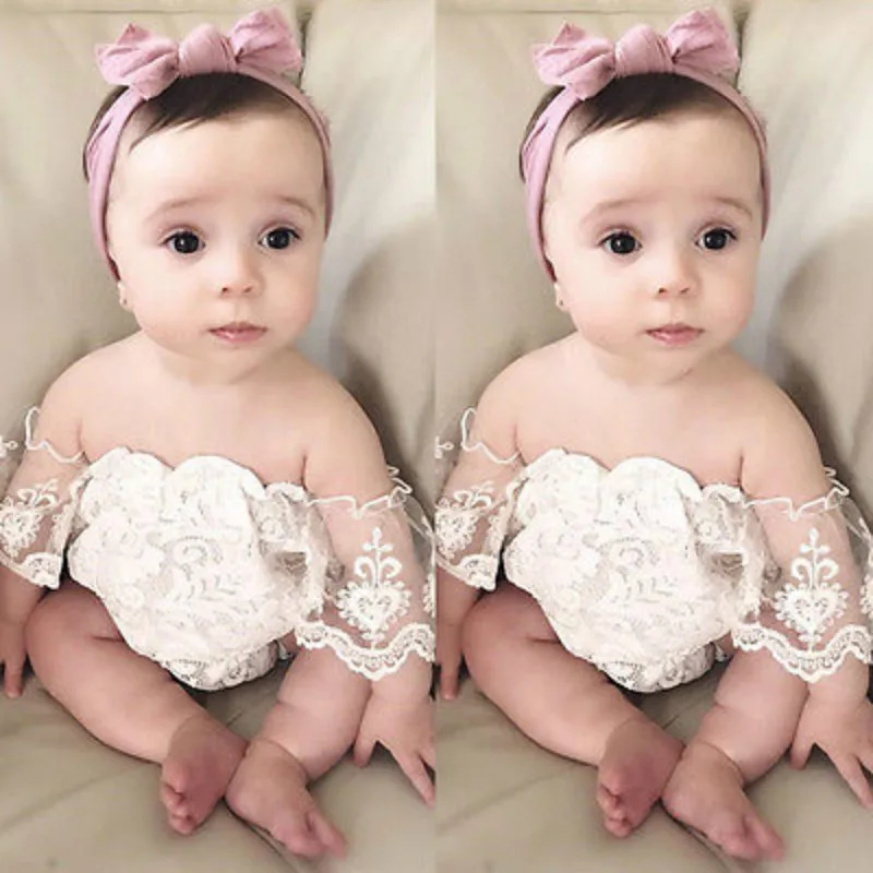 Pudcoco Summer bodysuits for newborn baby lace off shoulder bodysuit jumpsuit for baby girls clothes 0-24M roupa infantil menina
Pudcoco Summer bodysuits for newborn baby lace off shoulder bodysuit jumpsuit for baby girls clothes 0-24M roupa infantil menina