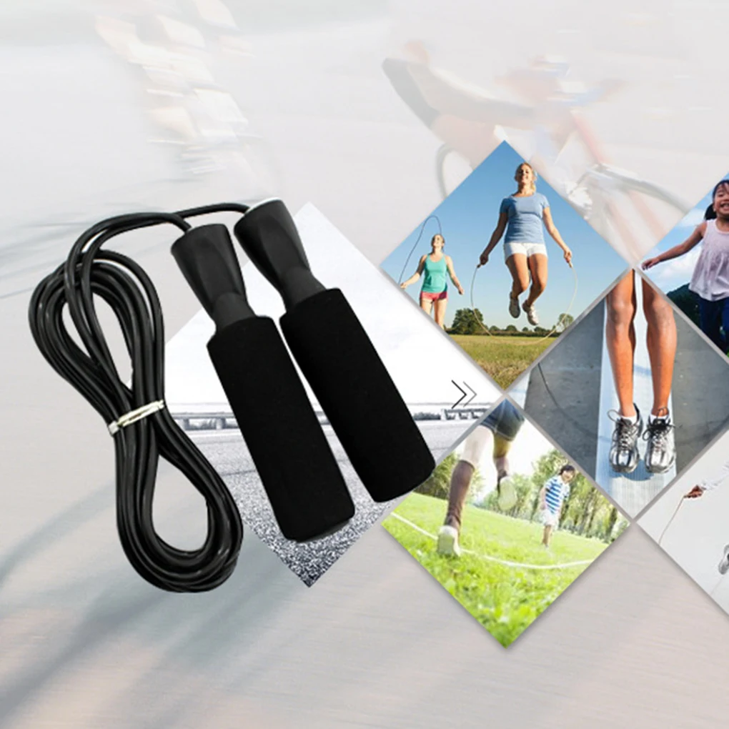 

elenxs Unisex Adjustable Skipping Rope Anti-Slip Handles Jumping Ropes for Workout Speed Skip Training