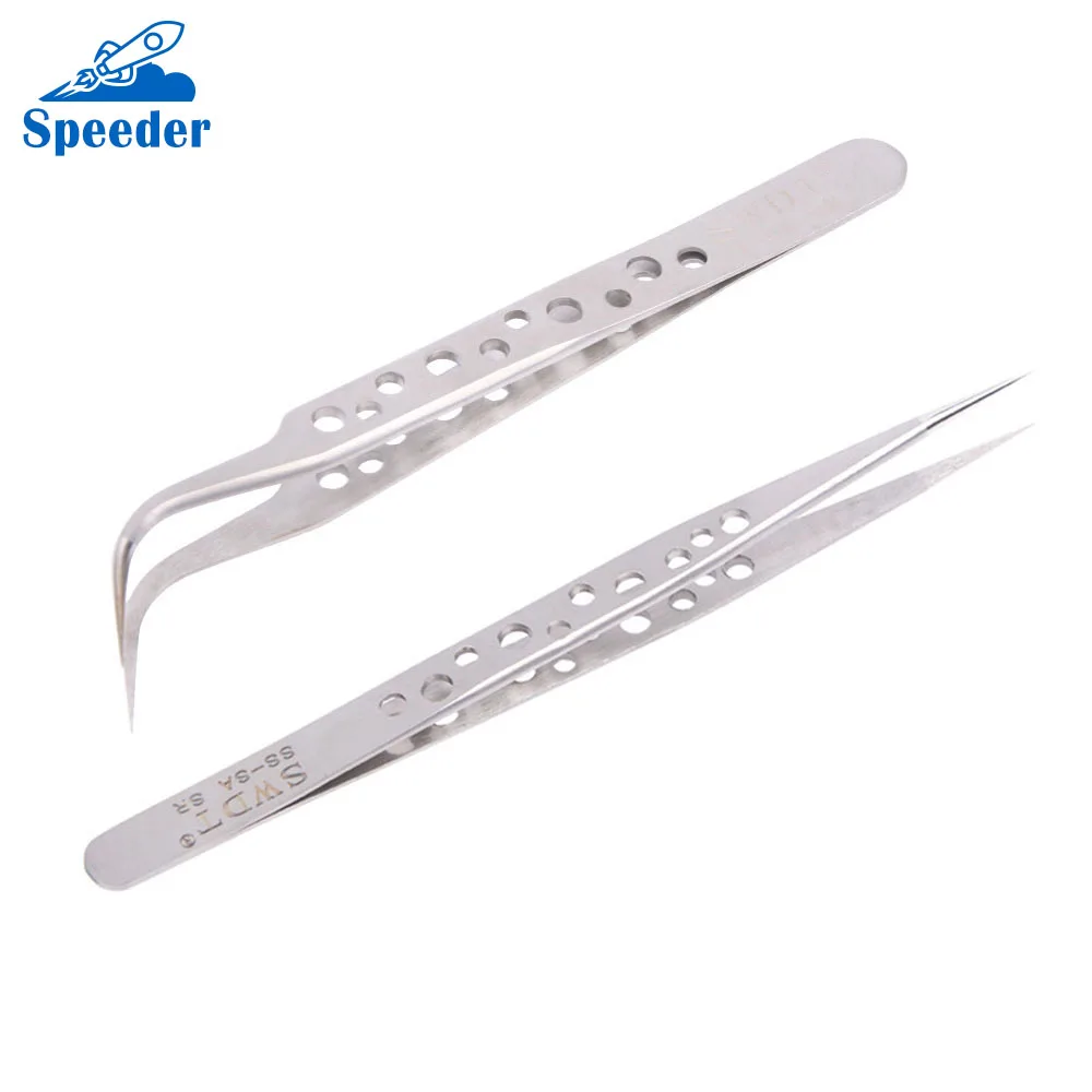 2PCS Secure Grip Tweezers Set Stainless Steel Precision Straight Pointed Curved Tweezers for Mobile Phone Repair Tools Kit
2PCS Secure Grip Tweezers Set Stainless Steel Precision Straight Pointed Curved Tweezers for Mobile Phone Repair Tools Kit