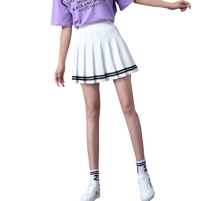 2019 Summer New Women Skirt Japanese Pleated Mini Skirts Harajuku Kawaii Stripe Skirt Pleated Schoolgirl Streetwear Skirts
2019 Summer New Women Skirt Japanese Pleated Mini Skirts Harajuku Kawaii Stripe Skirt Pleated Schoolgirl Streetwear Skirts
