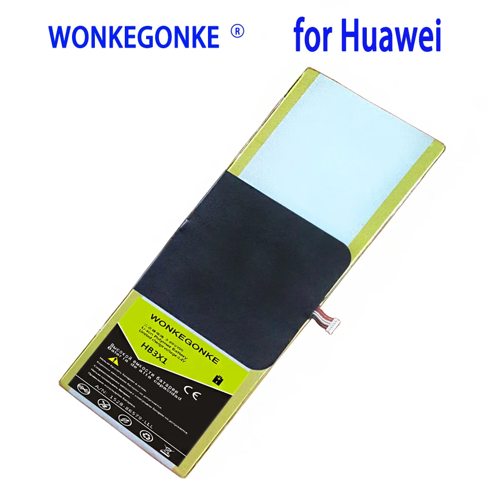 WONKEGONKE 7000mah HB3X1 battery For Huawei MediaPad 10 Link S10-201wa Batteries Bateria
WONKEGONKE 7000mah HB3X1 battery For Huawei MediaPad 10 Link S10-201wa Batteries Bateria